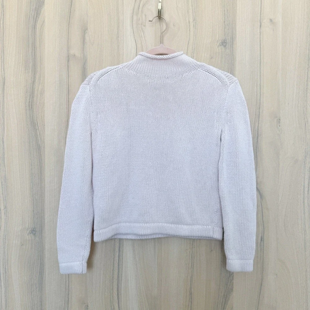 J. Crew Always‎ Roll Neck Sweater Womens XXS Light Pink Preppy Oarsman Fisherman